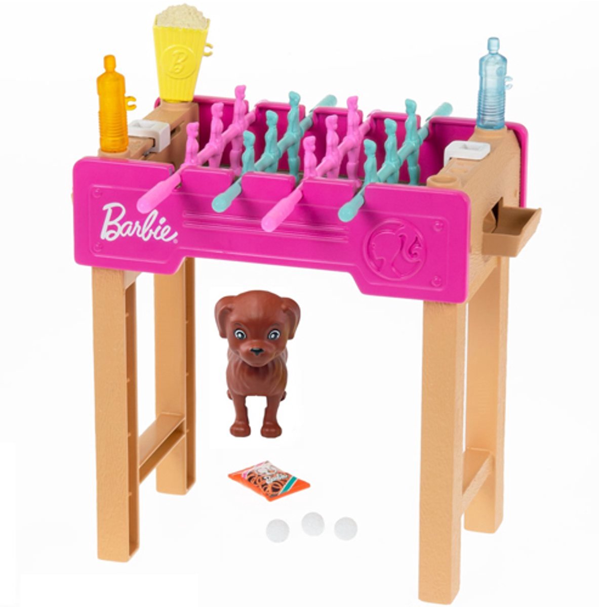 Barbie Mini Playset Voetbaltafel