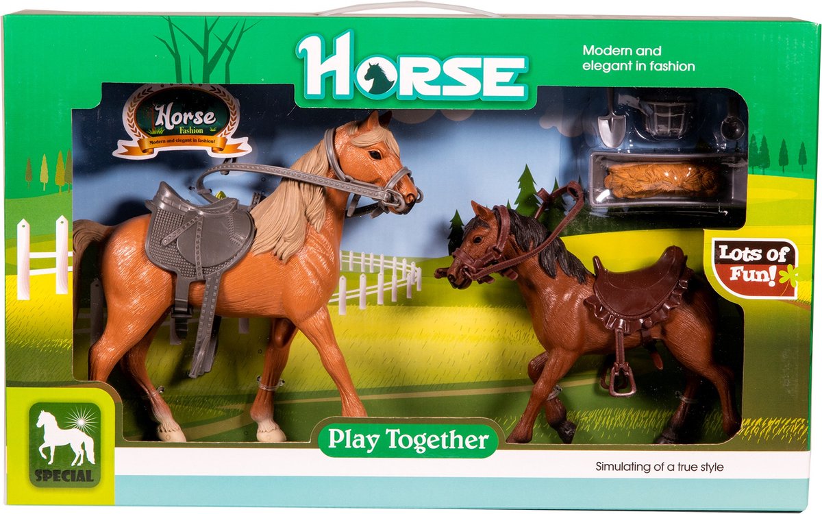 Horse Paard met Veulen