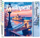 Figured'Art Schilderen op Nummer | Reisposter Boedapest bij Schemering