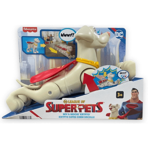 Fisher Price DC League of Superpets Rev & Rescue Krypto met Geluid