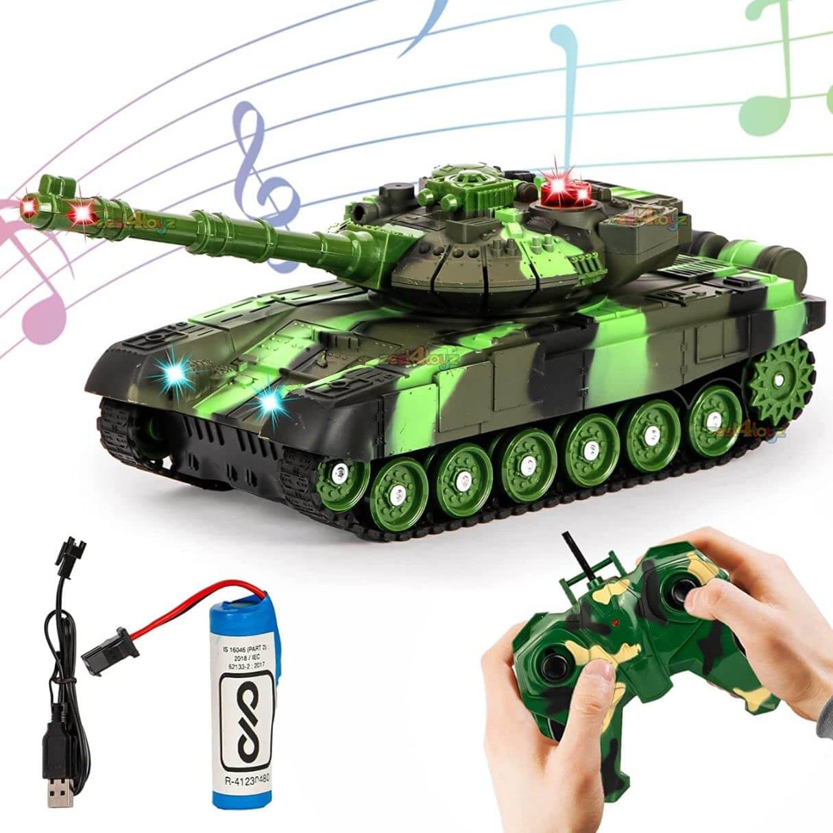 Moka 59D Tank - Zwart/Groen