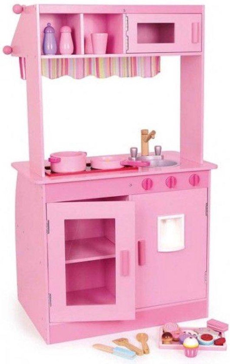 Mentari Houten Keuken Winkel Roze