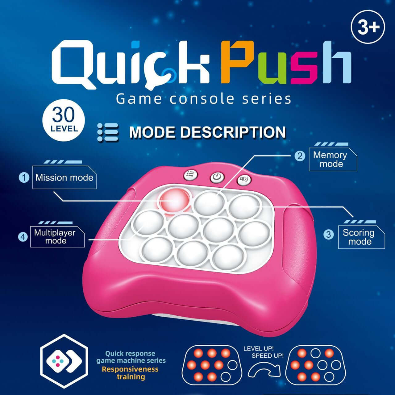 Quick Push Fidget Pop It