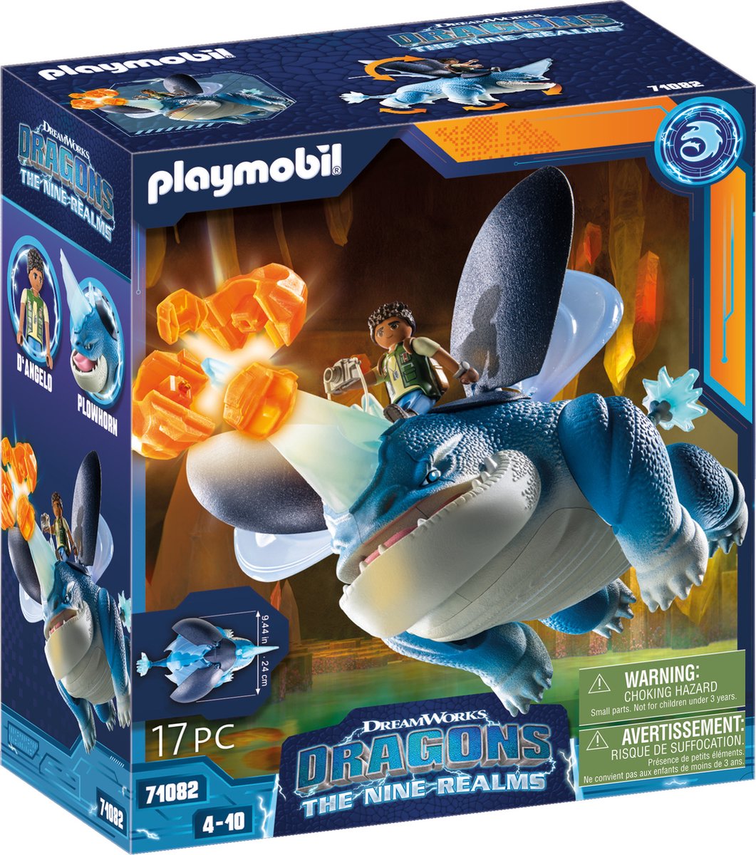 PLAYMOBIL HTTYD Plowhorn & D'Angelo 71082