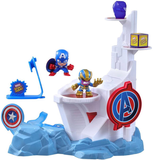 Marvel Stunt Squad Captain America vs Thanos
