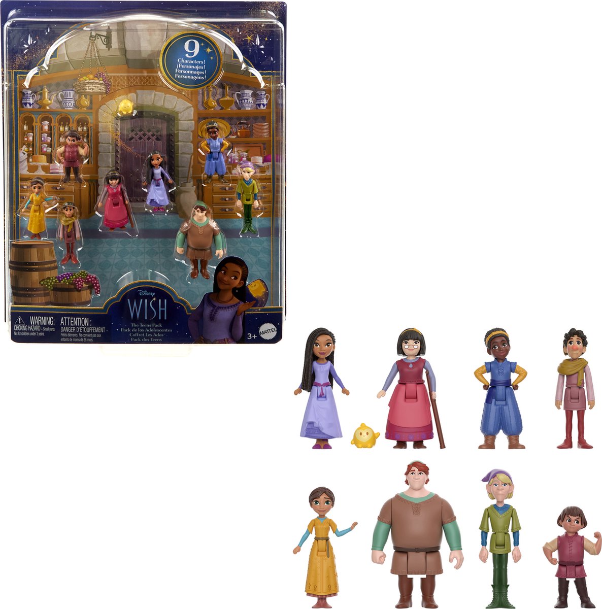Disney Princess Teens Van Wish 9 poppen
