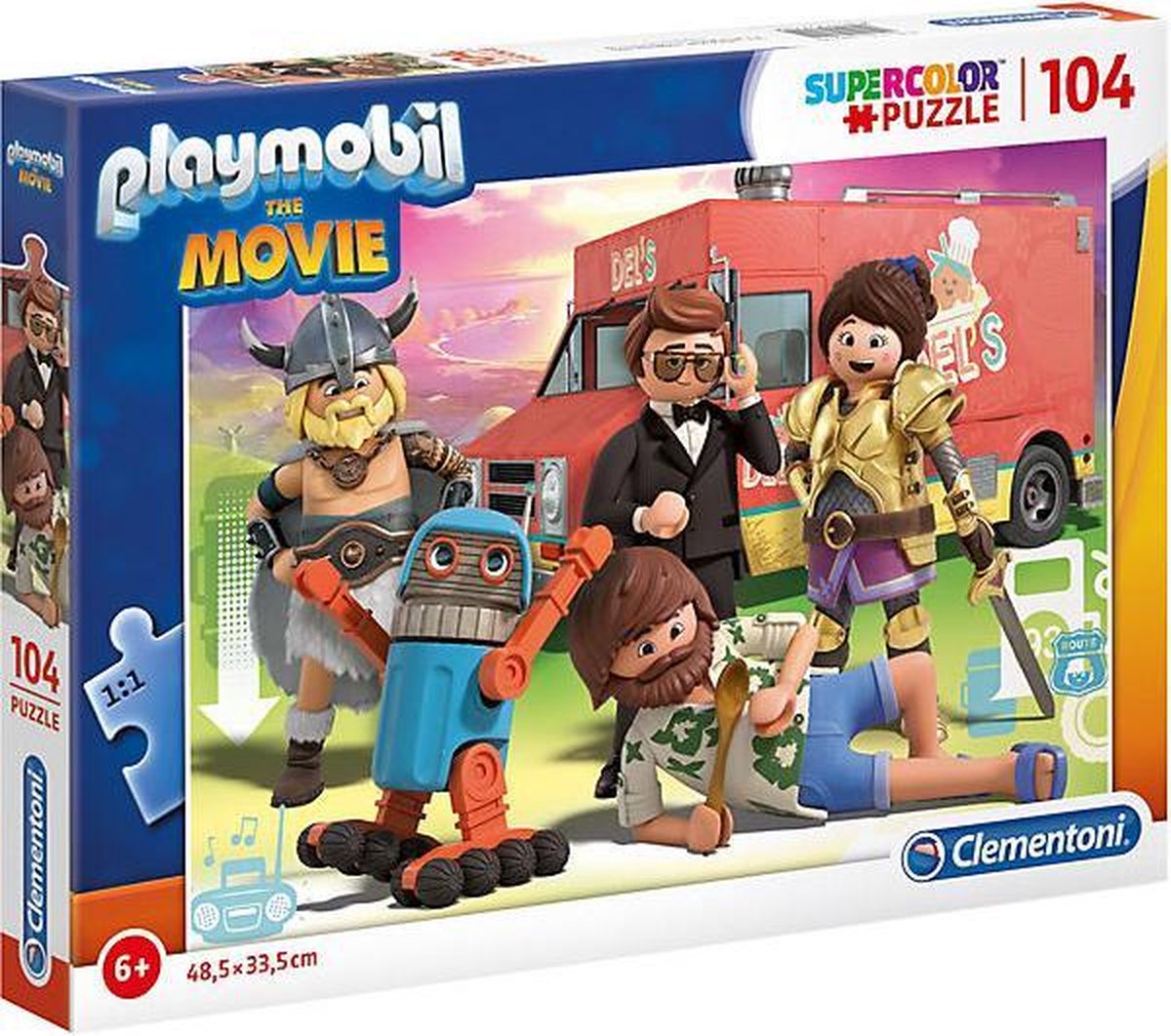 Clementoni Playmobil Puzzel 104 st
