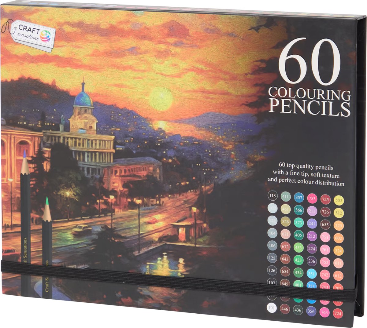 Craft Sensations - Potloden - pencils - 60 kleuren
