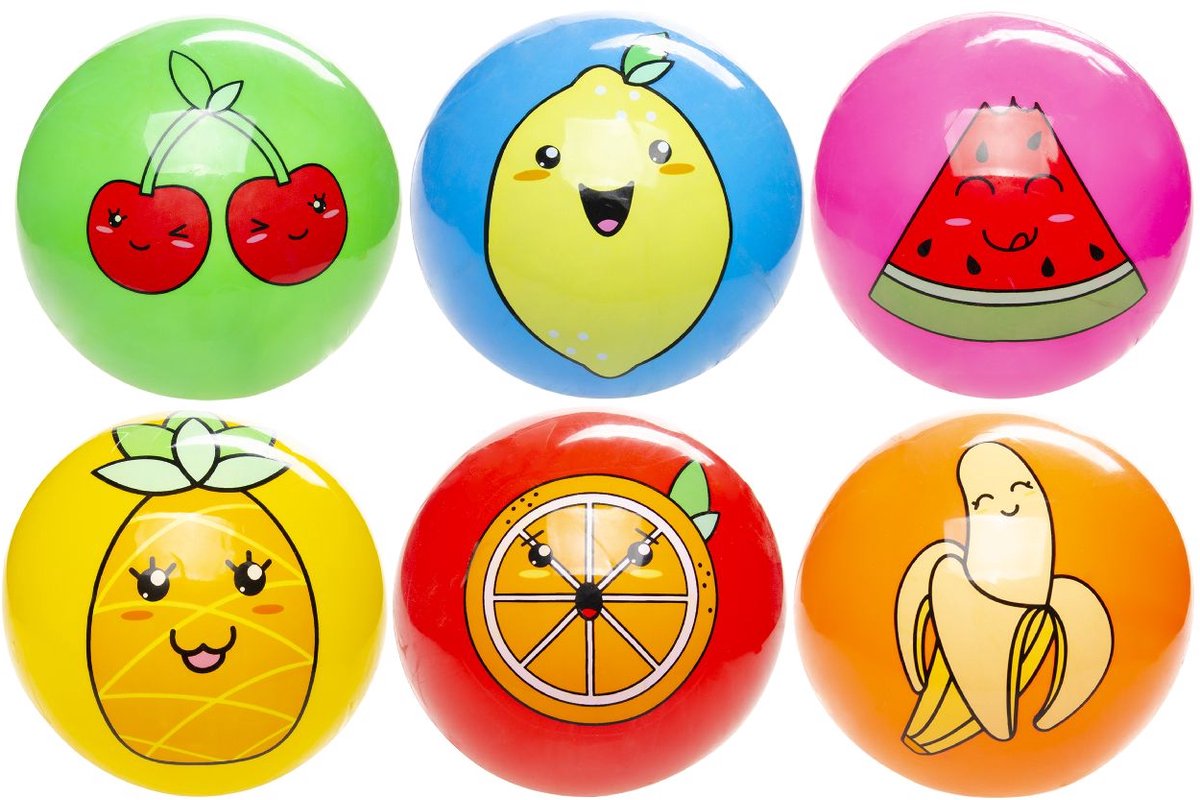 Duckiez Bal Kawaii Fruit 10 stuks