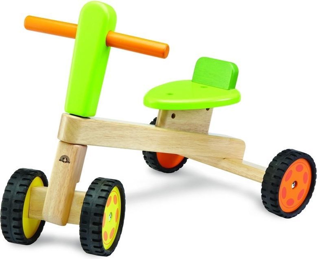 Wonderworld Houten Loopfiets Groen