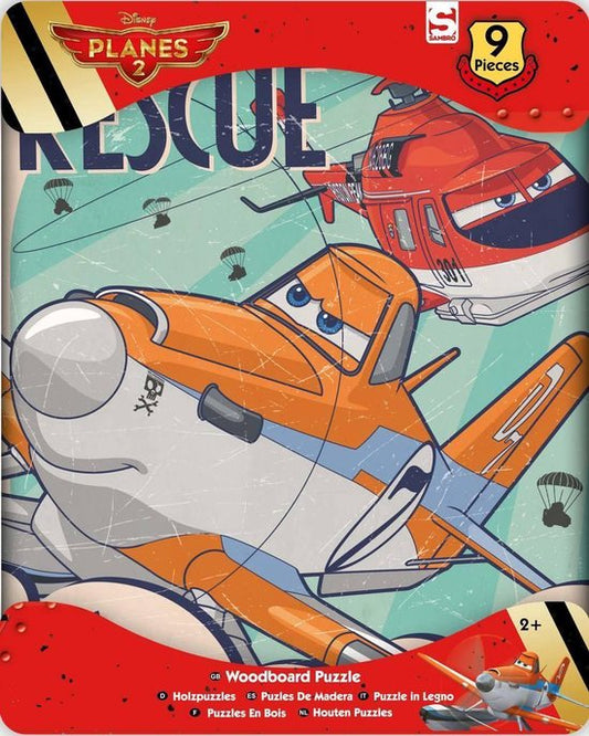 Disney Planes 2 Houten Puzzel 9 Stukjes Dusty