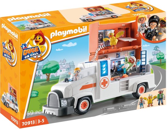 Playmobil Duck on Call Ambulance |  70913