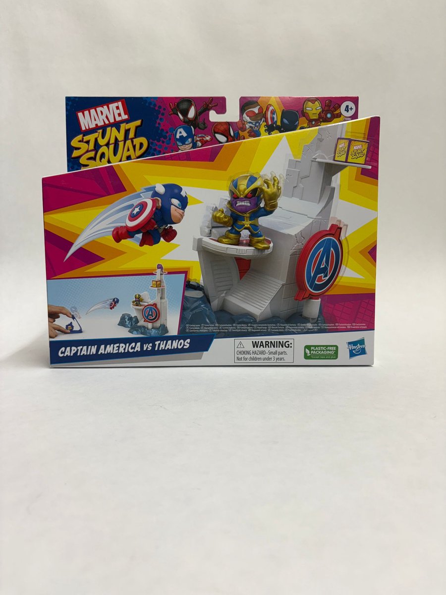 Marvel Stunt Squad Captain America vs Thanos